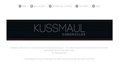 Desktop Screenshot of kussmaulchronicles.com